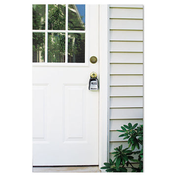 Master Lock® Locking Combination 5 Key Steel Box, 3 1-4w X 1 5-8d X 4h, Black-silver freeshipping - TVN Wholesale